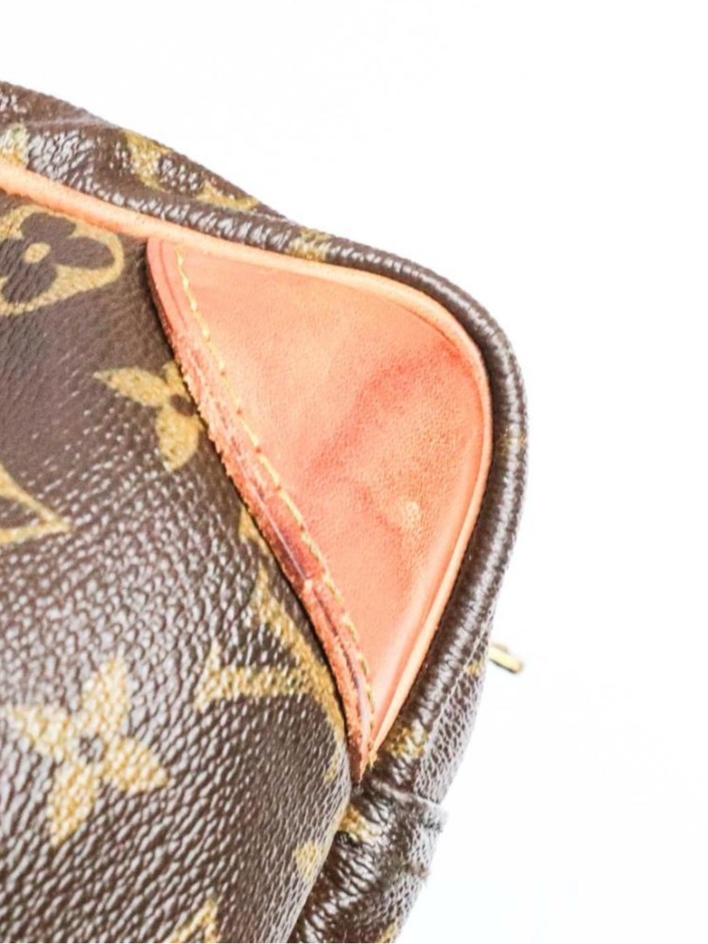 Louis Vuitton Monogram Sirius 50 Boston Bag in Brown and Tan - Picture 6 of 10